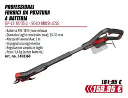 Einhell Forbici da potatura a batteria GP-LS 18/35 LI - Solo brushless offerta