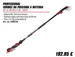 Einhell Forbici da potatura a batteria GP-LS 18/28 LIT BL - SOLO offerta
