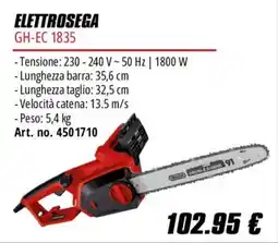 Einhell Elettrosegna GH-EC 1835 offerta