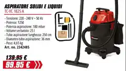 Einhell Aspiratore solidi e liquidi Cialli offerta