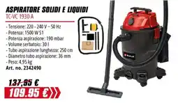Einhell Aspiratore solidi e liquidi Cinbell offerta