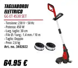 Einhell Tagliabordi elettrico GC-ET 4530 Set offerta