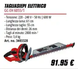Einhell Tagliasiepi elettrico GC-EH 6055/1 offerta