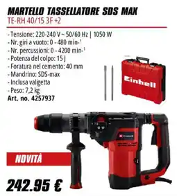 Einhell Martello tassellatore SDS max Einhell offerta