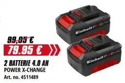 Einhell Einhell batterie 4.0 Ah offerta