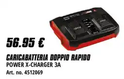 Einhell Caricabatteria doppio rapido Power X-Charger 3A offerta
