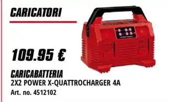 Caricabatteria 2x2 Power X-Quattrocharger 4A