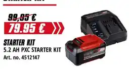 Einhell Starter kit 5.2 ah pxc offerta