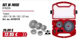 Einhell Set di frese a tazza offerta