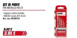 Einhell Set di punte per metallo HSS-R kwB offerta