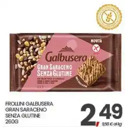 Eurospar Frollini Galbusera Gran Saraceno Senza Glutine offerta