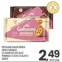 Eurospar Frollini Galbusera Zero Grano Classici offerta