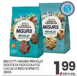 Eurospar Biscotti Misura Privolat offerta