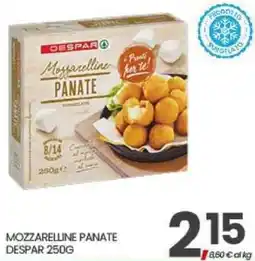 Eurospar Mozzarelle Panate Despar offerta
