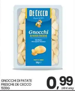 Eurospar Gnocchi di patate fresche De Cecco offerta