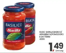 Eurospar Sugo Barilla Basilico offerta