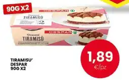 Eurospar Dessert Tiramisù Despar offerta