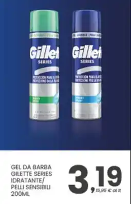Despar Gel da barba Gilette Series idratante/pelli sensibili offerta