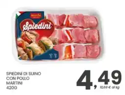 Despar Spiedini di suino con pollo Martini offerta
