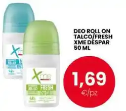 Eurospar Deo roll on talco/fresh xme despar offerta