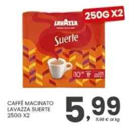 Despar Caffè macinato Lavazza Suerte offerta