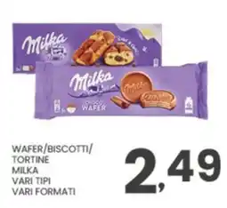 Despar Wafer/biscotti/tortine milka offerta