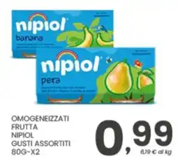 Despar Omogeneizzati frutta Nipioli gusti assortiti offerta