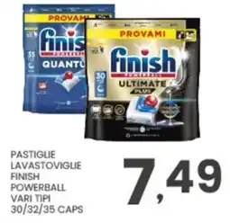 Despar Pastiglie lavastoviglie Finish Powerball offerta