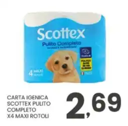 Despar Carta igienica Scottex Pulito Completo offerta