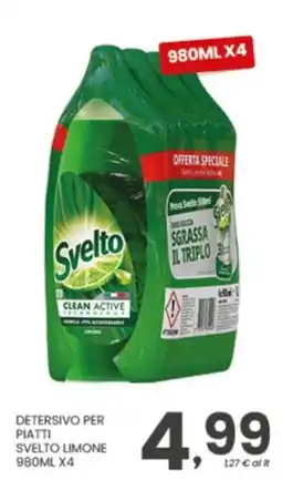 Despar Detersivo per piatti Svelto limone offerta
