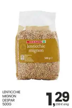 Despar Lenticchie mignon Despar offerta