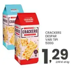 Despar Crackers Despar vari tipi offerta