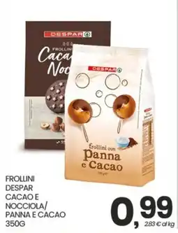 Despar Frollini Despar Cacao e Nocciola/Panna e Cacao offerta