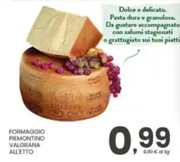 Despar Formaggio Piemontino Valgrana all'etto offerta