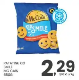 Despar Patatine Kid Smile McCain offerta