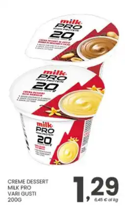 Despar Creme Dessert Milk Pro offerta