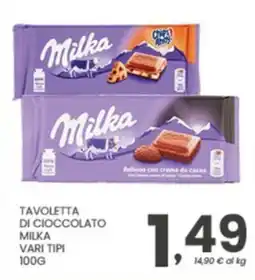 Despar Tavoletta di cioccolato Milka offerta