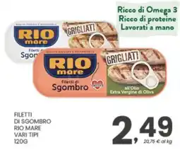 Despar Filetti di Sgombro Rio Mare offerta