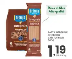 Despar Pasta integrale De Cecco offerta