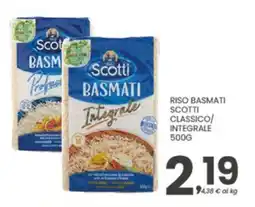 Despar Riso basmati Scotti integrale offerta