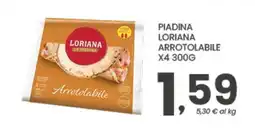 Despar Piadina Loriana arrotolabile offerta