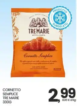 Despar Cornetto semplice Tre Marie offerta