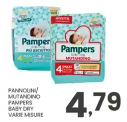 Despar Pannolini/mutandino pampers baby dry offerta