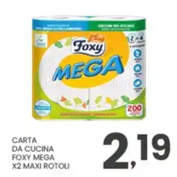 Despar Carta da cucina Foxy Mega offerta