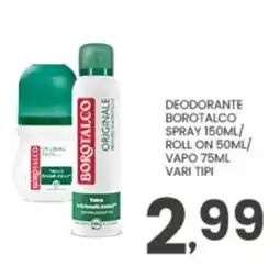 Despar Deodorante Borotalco Originale offerta