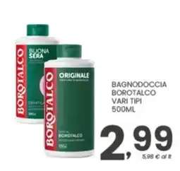 Despar Bagnodoccia Borotalco vari tipi offerta
