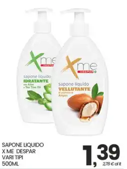 Despar Sapone liquido X me Despar offerta