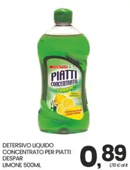 Despar Detersivo liquido concentrato per piatti Despar Limone offerta