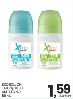 Despar Deo roll on talco/fresh xme despar offerta