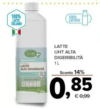 Todis Latte uht alta digeribilità ml 1000 offerta